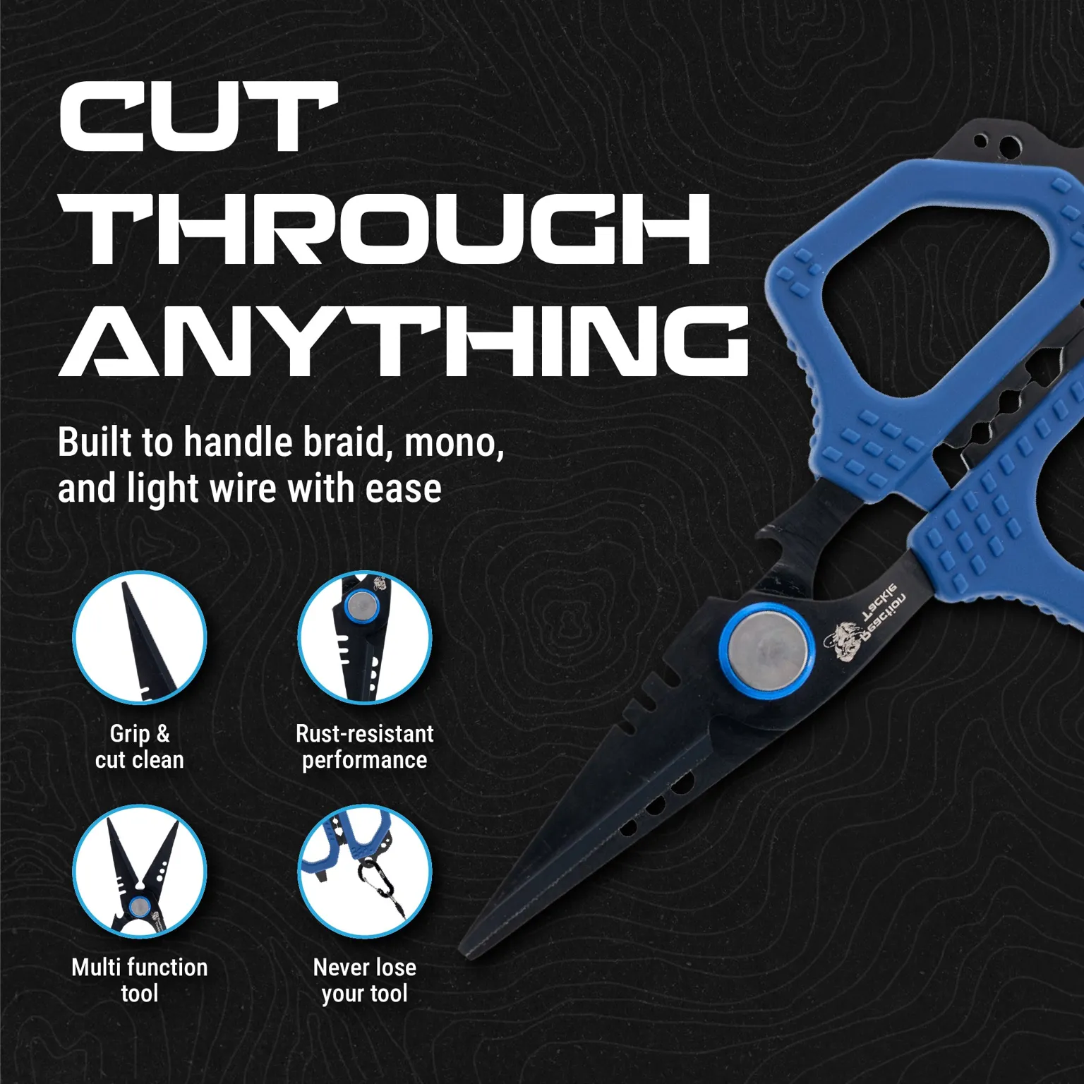 Reaction Tackle 7-Piece Fishing Tool Kits, Saltwater & Freshwater Gear - NEW